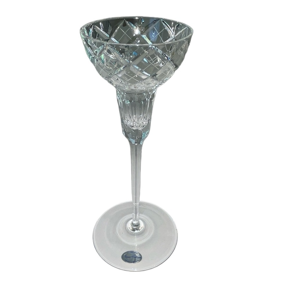 Two Regent Collection Candlestick Holders Full Lead Crystal Vintage Handmade - Picture 5 of 17